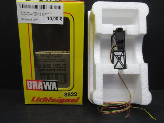 Brawa 8822 Lichtsignal am Korb für Signalbrücken (Glühlampen) Spur H0 OVP
