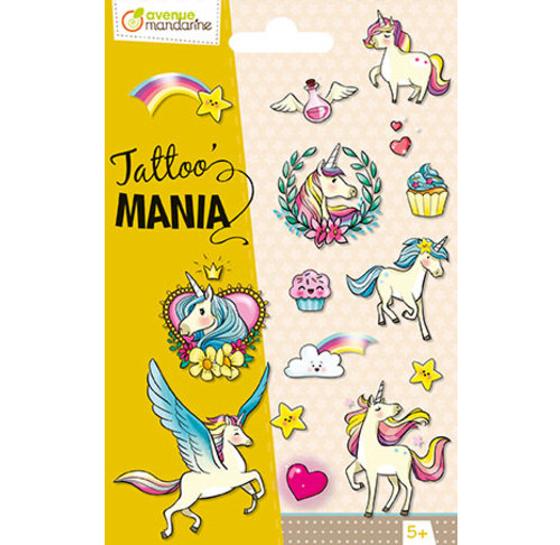 Avenue Mandarine Tattoo Abziehbilder - MANIA Einhörner
