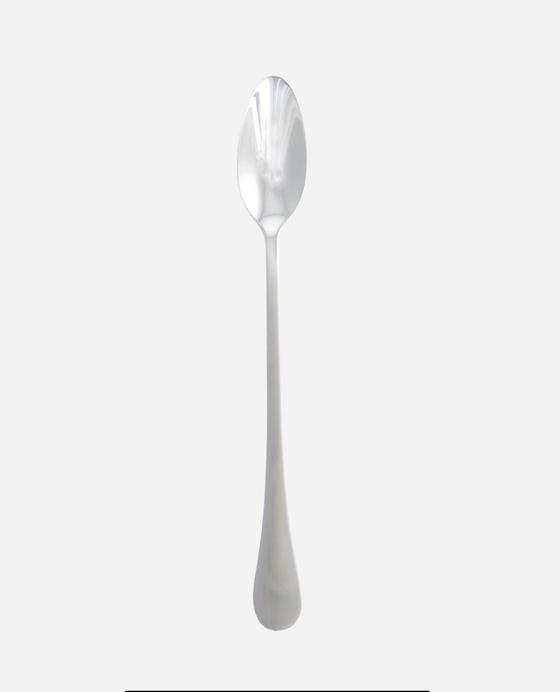 Besteck | Langer Löffel / Dessertlöffel Brush - Silber-Finish