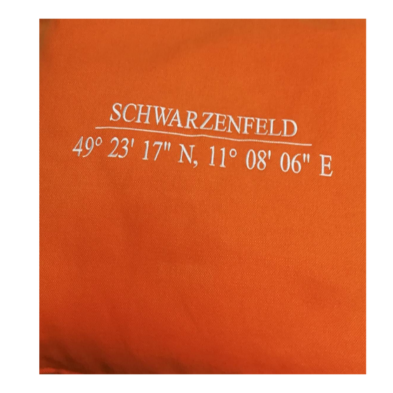 Kissen | Kissenbezug Granada Schwarzenfeld / Orange-Creme