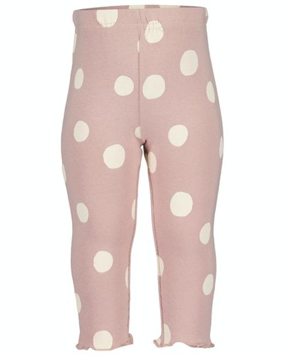 Ripp-Leggings "Punkte", mauve
