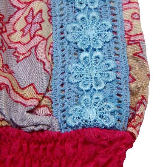goldmarie Kinder Hose MOINGIORNO Frida Paisley Muster pink-creme-hellblau
