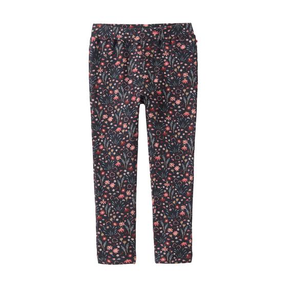 People wear Organic Treggings Mille Fleurs Dunkelblau 