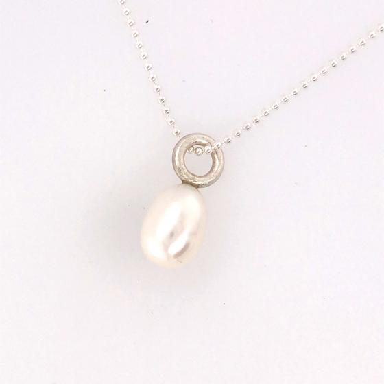 Anhaenger-perle-silber