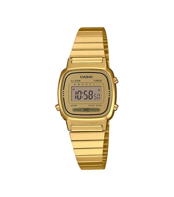 Casio Uhr klein Edelstahl LA670WEGA-9EF gold