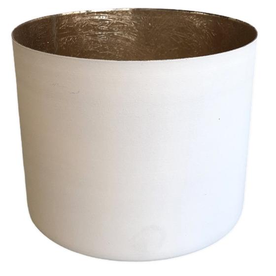 Gift Company Chennai Windlicht L weiß/ gold