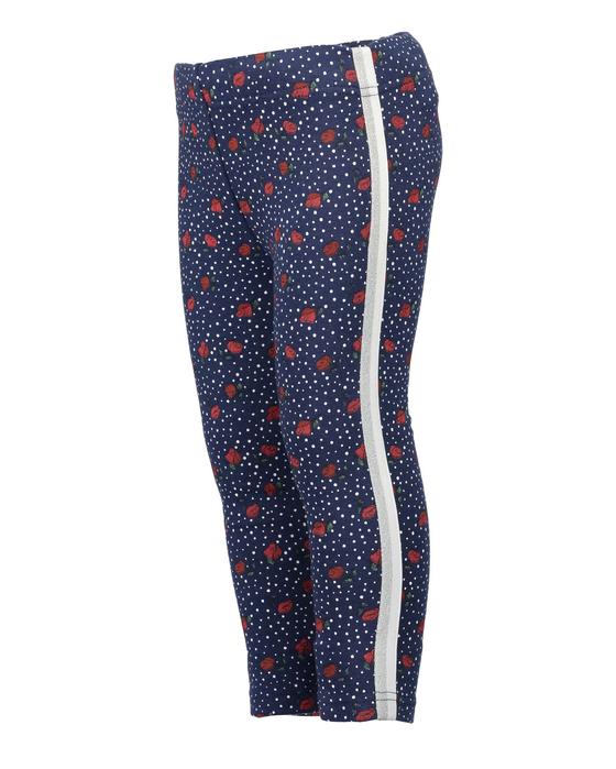 Sweatleggings "Rosen" mit moderner Seitennaht