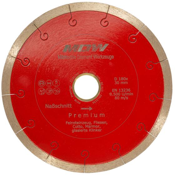 Diamant Trennscheibe Ceramic Premium <br> Ø 180 - 350 mm <br> für Fliesen, Feinsteinzeug