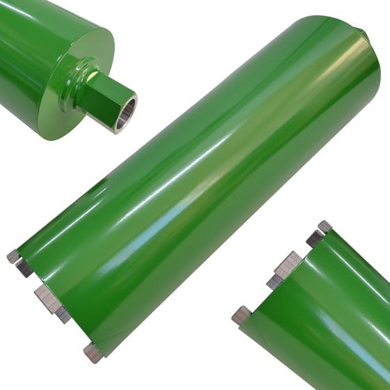 Restposten<br>Diamant Trocken-Bohrkrone <br> Ø 42 mm - 202 mm <br> Nutzlänge 400 mm <br> Typ: Laser Premium Turbo-Dach