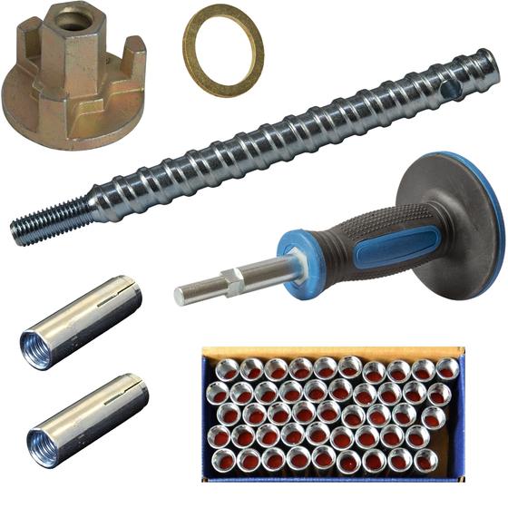 Beton<br>Befestigungsset für Kernbohrständer<br>Bohrdurchmesser 15 mm
