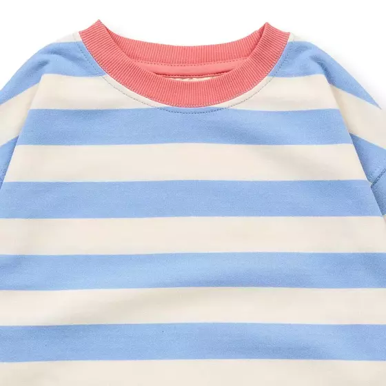 Sense Organics Sweatshirt Dari Hyacinth Stripes