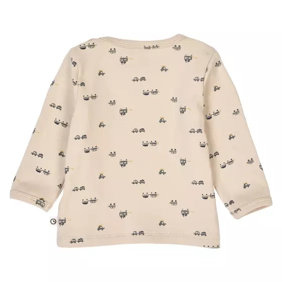 Müsli by Green Cotton Baby Langarmshirt Auto Oak Moss