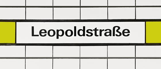 U-Bahn Kaffeebecher Kaffeetasse U-Bahnhof Leopoldstraße Linie U41 U47 U49 von tom bäcker Geschenkidee