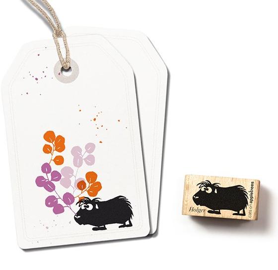 Cats on Appletrees Stempel Meerschweinchen Holger
