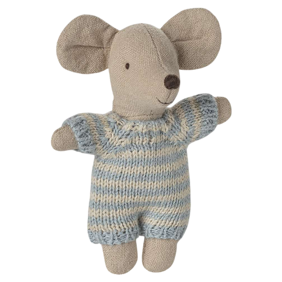 Maileg Babymaus in Tragetasche Blau