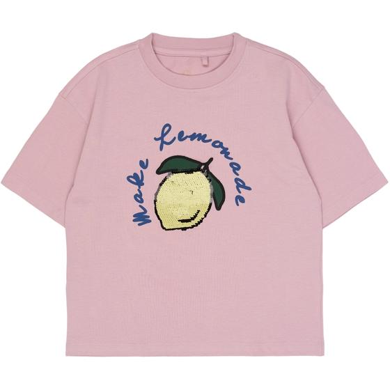 The New Oversized T-Shirt Hannet Silver Pink