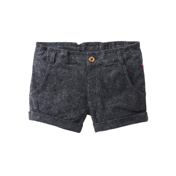 People wear Organic Flanell Shorts Anthrazit Mélange