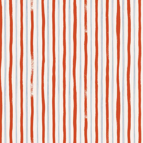 Rifle Paper Co. - Meadow - Stripes Red Fabric