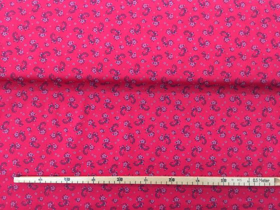 Baumwolle Ranke rot