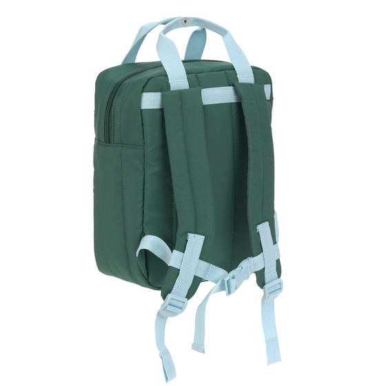 Lässig Kindergartenrucksack Square Little Gang Zitrone Dunkelgrün