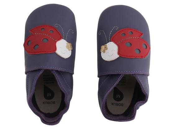 Lederschläppchen "Ladybird", purple