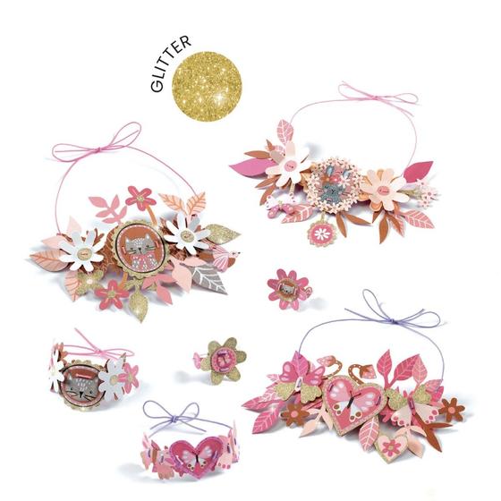 Djeco Do It Yourself Schmucksets zum Basteln Zarte Medaillons