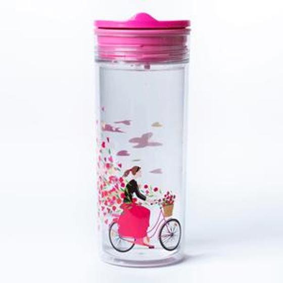 Becher | Slide Cup Crystal / To Go Becher - Schmetterlinge 