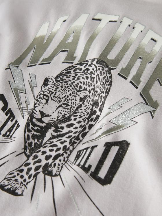 Name It T-Shirt Wild & Free Lilac Marble