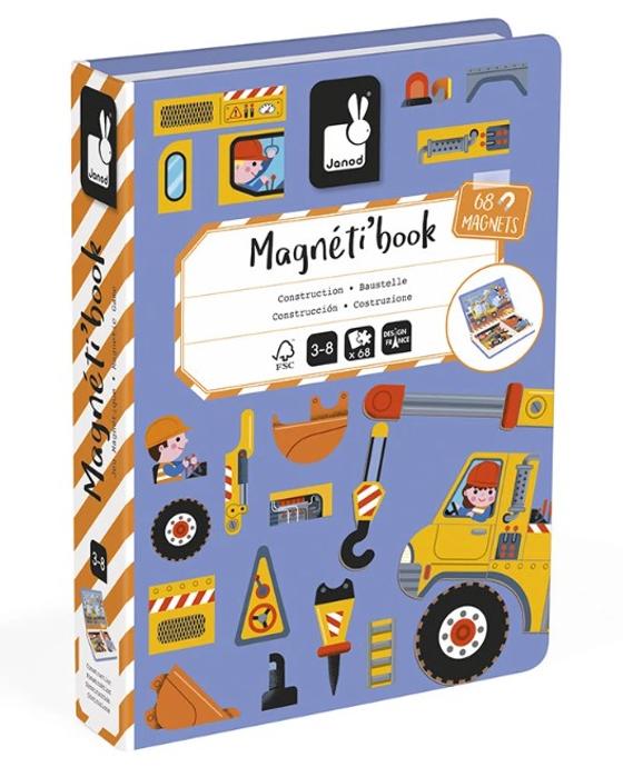 Janod Magneti' Book Baustelle