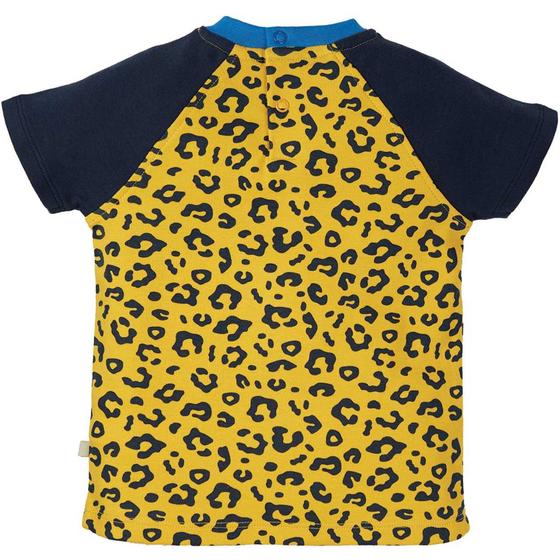 Frugi Raglan T-Shirt Leopard Spot
