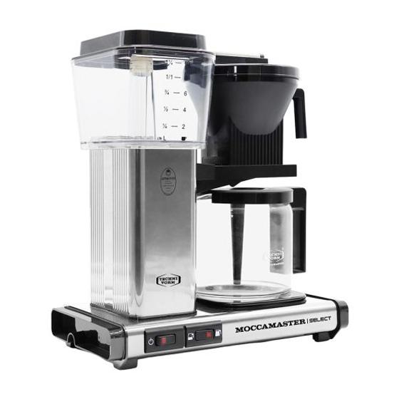 Moccamaster Kaffeemaschine SELECT Polished Silver