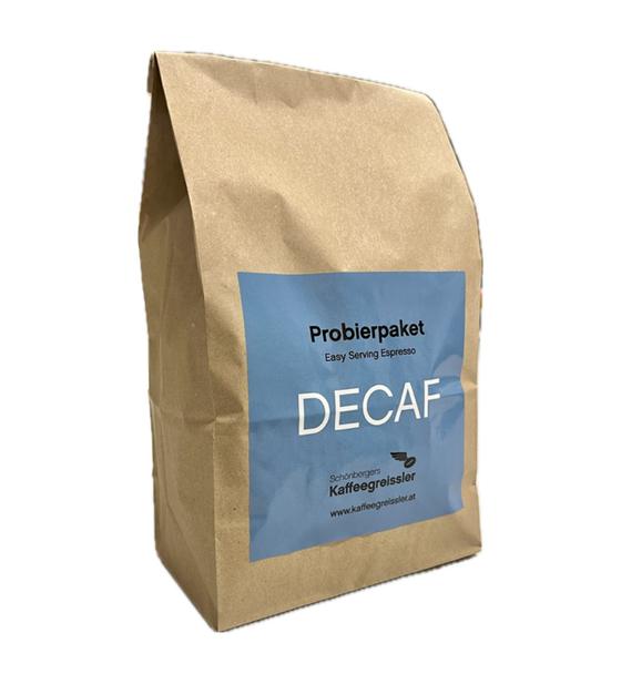 ESE Probenpaket DECAF_Schönbergers Kaffeegreissler