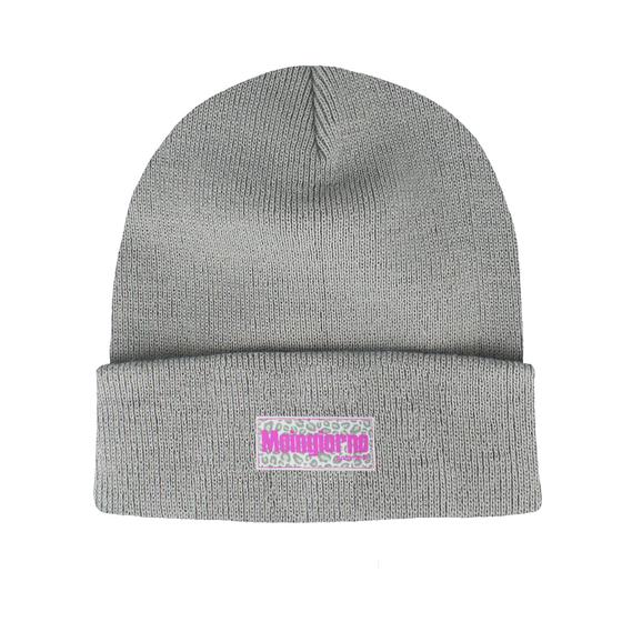 goldmarie Beanie Mütze MOINGIORNO Grey Leo Label - hellgrau