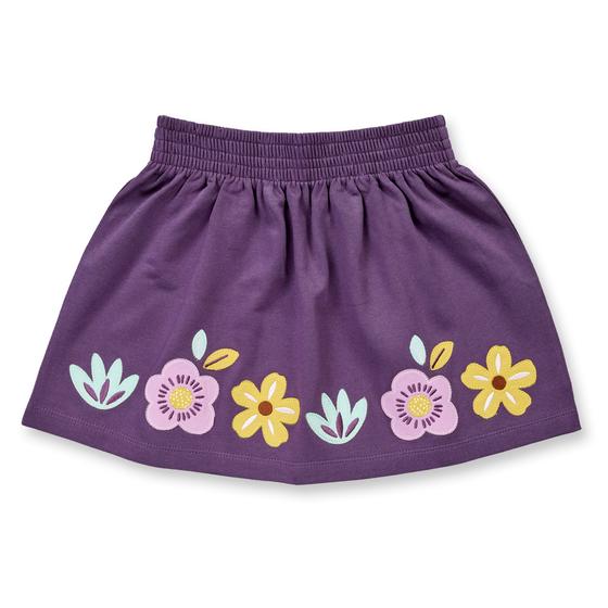 Rock "MALIA", Biobaumwolle, GOTS-zertifiziert, dark plum