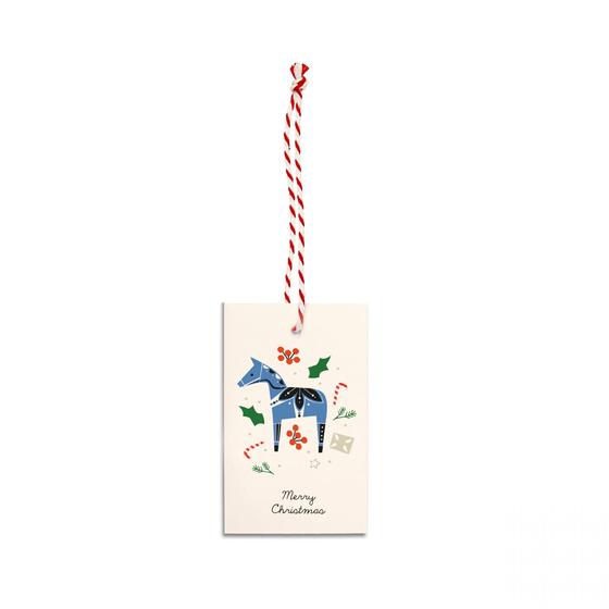 Geschenkanhänger Dala Pferd