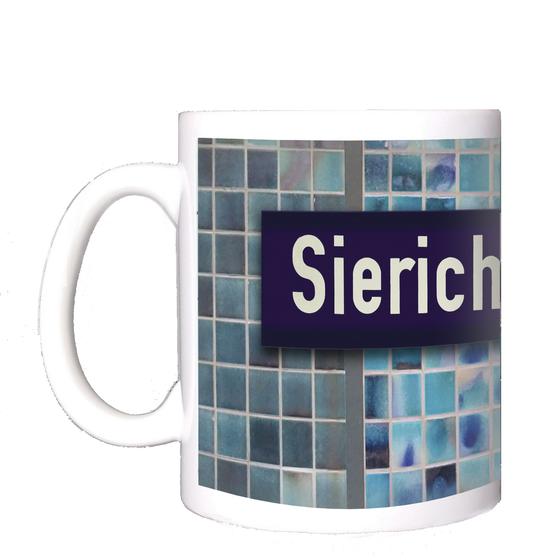 U-Bahn Kaffeebecher Kaffeetasse U-Bahnhof Sierichstrasse Linie U3 von tom bäcker Geschenkidee Hamburg, Ringlinie, Hochbahn, Klosterstern, Winterhude