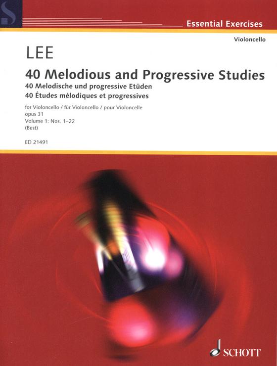 40 melodische und progressive Etüden 1