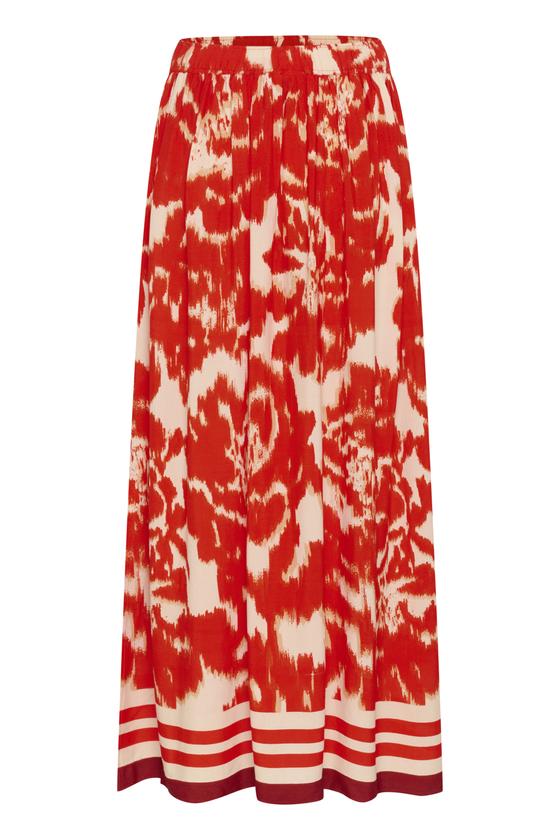 SAINT TROPEZ Blusen Rock KhloeSZ 30514028 - gemustert - orange-puder 