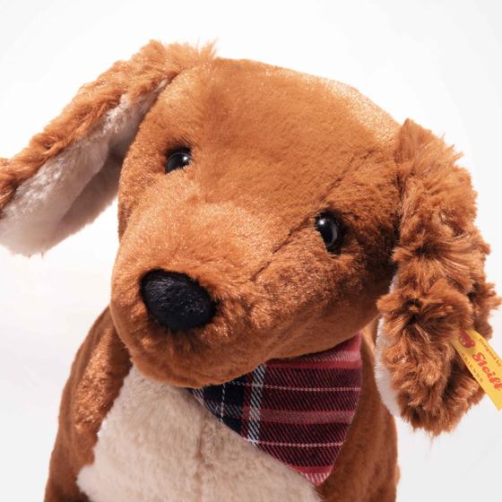 Steiff Kuscheltier Waldi Dackel 30 cm stehend  braun 