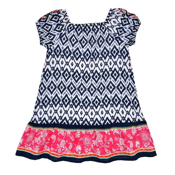 Luftiges Sommerkleid mit Ethno-Muster