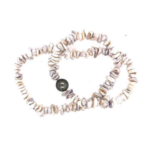 Suesswasserperlenkette-Tahitiperle