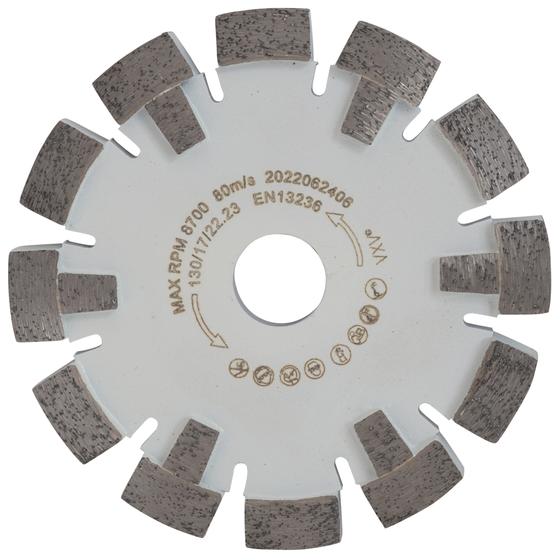 Diamant Frässcheibe für Fußbodenheizung <br> Ø 130 mm <br> harter Estrich