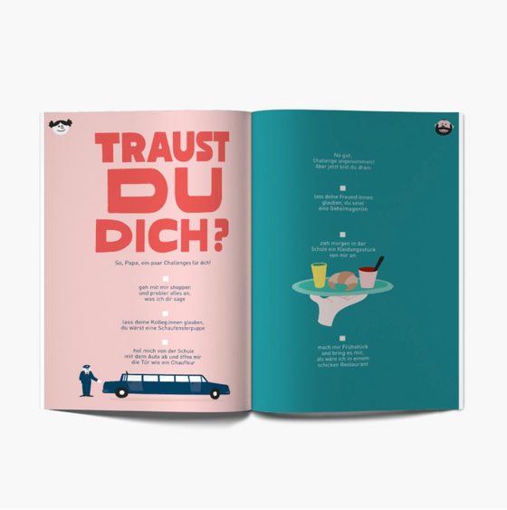 Minus Editions WIE DER VATER SO DIE TOCHTER ? - Buch zum ausfüllen - ab 6 Jahren 