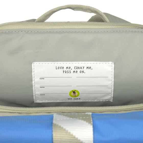 Lässig Kinderrucksack Rolltop Sunny Explorer Grün Blau