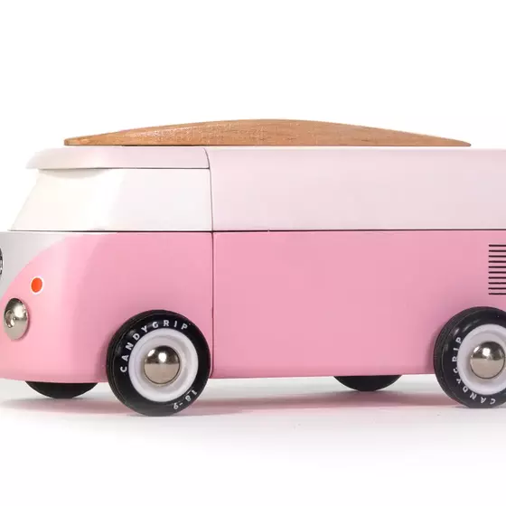 VW Beach Bus Pink von Candylab