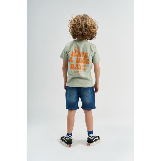 The New T-Shirt Sander Aqua Grey