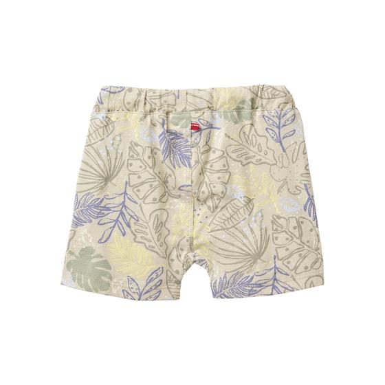 People wear Organic Shorts Khaki Bedruckt Tropische Blätter