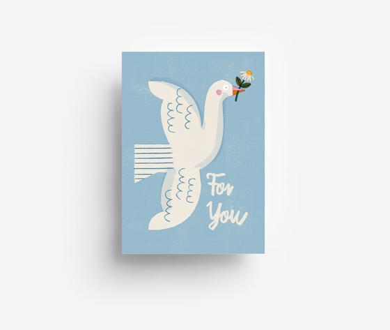 For You, Postkarte von jungwiealt