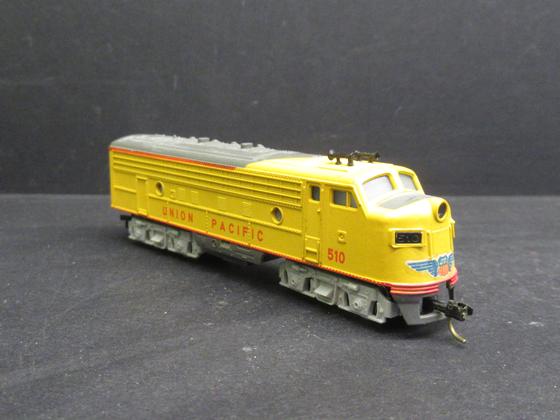 Minitrix 2961 313 US Diesellok F7 A Unit Nr. 510 Union Pacific General Motors gelb N-Spur N