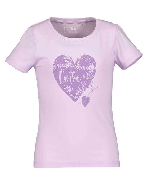 T-Shirt "Spread some love ...", flieder